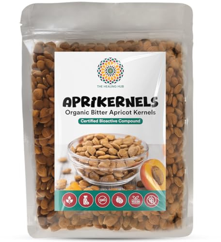 1kg Organic Apricot Nuts | Premium Quality Apricot Nuts for Beauty Care Ideal as Natural Skin Exfoliator for Radiant Skin | Hand Selected | Skincare use only
