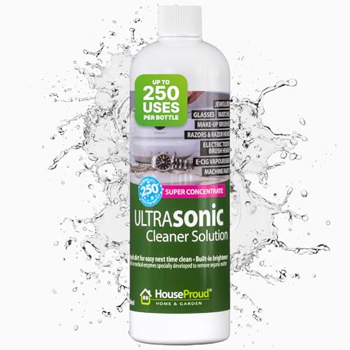 Ultrasonic Jewellery Cleaner Solution Fluid 500ml – Gold, Silver, Watches