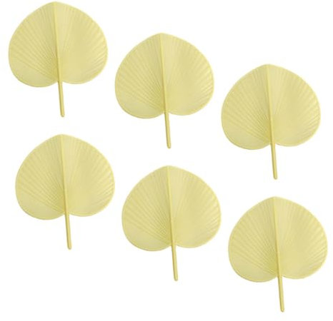 MOBUTOFU 6pièces Éventails Plastique Portables Éventails Traditionnels Chinois à Main pour Danse Et Décoration à Domicile