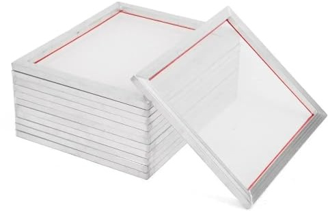 Screentryck Aluminiumram Silkscreennätram Specialtillverkad ram/maskstorlek(165T(420M),2 PACK)