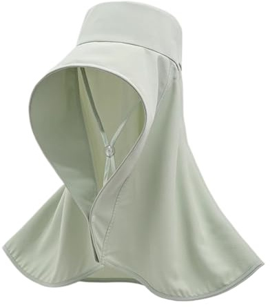 Cappello da Sole Donna - Rinfrescante e Traspirante Protezione Solare in Seta di Ghiaccio,Cappelli da Spiaggia per Donna - per Escursionismo Viaggi Giardinaggio All'aperto E Vacanze Estive, verde