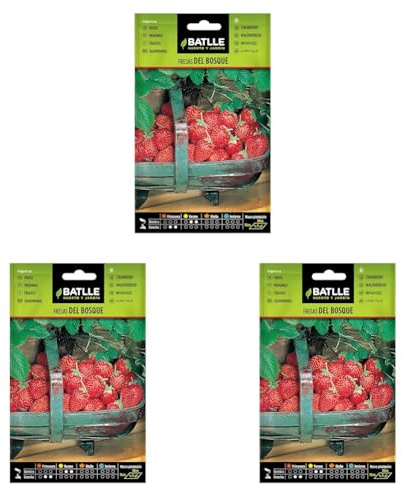 Semillas Batlle Fresas de Bosque (Paquete de 3)