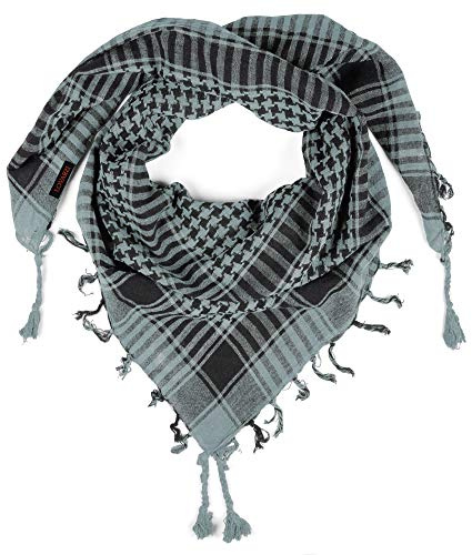 Desert Shemagh Scarf - Stylish & Versatile Fashion Scarves for Men & Women | Large Square Cotton Keffiyeh, Wear as an Arabic Head Wrap, Neck Bandana or Face Cover for Winter, Summer and Outdoor Use