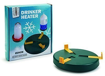 HTC Tränkenwärmer für Geflügeltränke, Kunstoff, Durchmesser der Heizplatte: 20cm