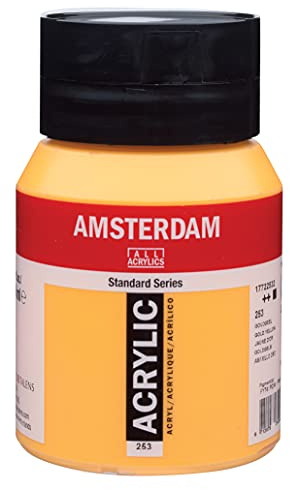Amsterdam Standard Series Acrylique Pot 500 ml Jaune d'Or 253 (17722532)