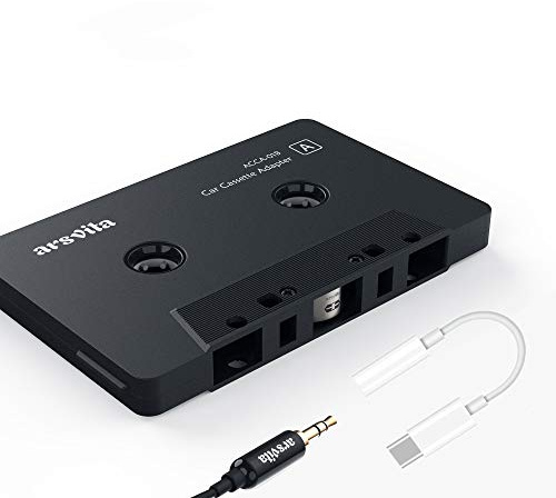 Arsvita - Adattatore per cassetta audio Aux, da tipo C a 3,5 mm, compatibile con Google, Samsung, Xiaomi, Huawei, tutti i dispositivi con porta di tipo C.