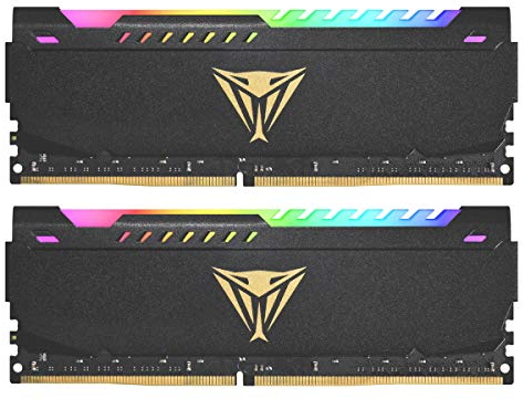 Viper Steel DDR4 3600 MHz 16GB (2x8GB) C20 Kit LED RGB de Memoria Alto Rendimiento Gris