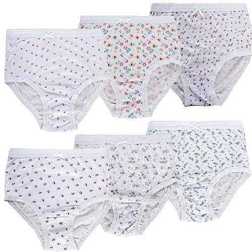 ITRAT® Woman's Full Mama Briefs | Ladies Cotton Rich Knickers Maxi Mama Brief's Underwear | Women Every Day Mama Brief Cotton Stretch Girls Brief Panties (XXOS, Floral)