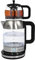 Wasserkocher Glas, 1800W Elektrisch Teekocher mit 2.5L Wasserkocher und 1L Teekanne, 5 Voreingestellten Temperaturen (65℃/80℃/90℃/95℃/100℃) Abschaltautomatik, Überhitzungsschutz