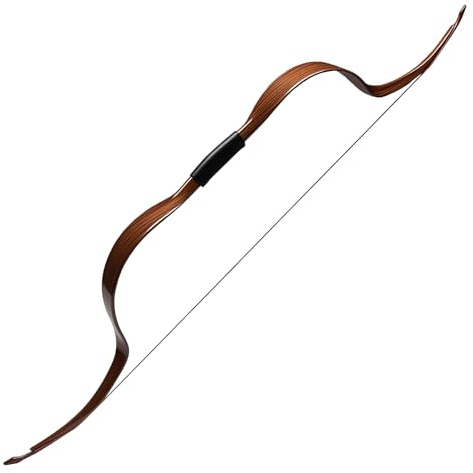 25LBS Traditional Bow 49 Handmade Practice Wooden Mongolian Beginner Recurve Bow