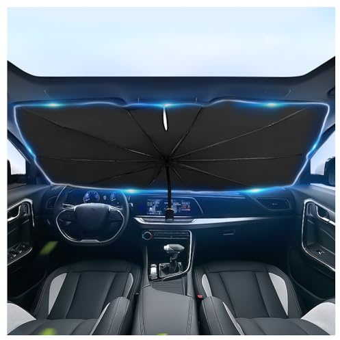Parasol para Parabrisas de automóvil, Nano Paraguas Plegable de 5 Capas, Cubierta Universal portátil para Parabrisas, Accesorios Interiores de Coche para Coche, camión, SUV