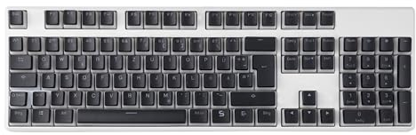 YMDK Pudding Deutsch ISO QWERTZ Double Shot PBT Shine Through OEM Profil Tastenkappen Set Geeignet für MX Switches 108 87 61 Mechanische Tastatur