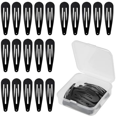 30 Pcs Clips Pelo, Hair Clips, Orquillas, 5Cm Clips De Pelo De Meta(Ferroso)