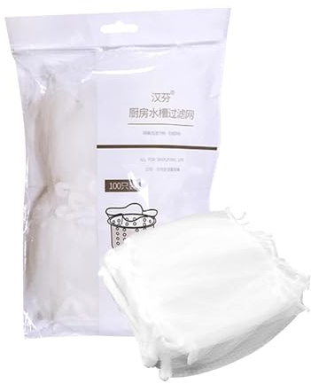 Netvello Del Lavandino - Filtro Del Lavello Della Cucina Net, Sacchetti Di Filtro A Rete Elastica Usa Elastico Da 100 Pezzi Per Scarichi | Filtro Del Lavandino Usa E Getta, Filtri Per La Lavandino