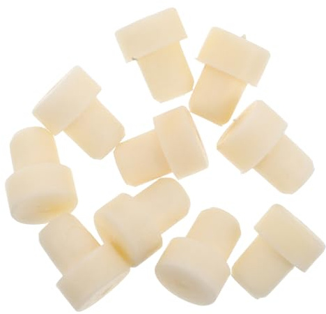 SAFIGLE 10piezas Tapones Para Sellar Botellas De Vino Tapones De Vidrio Decorativos Compactos Mini De Goma