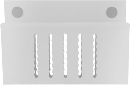 EPIGEIST Soporte para Portátil con Almohadillas de Enfriamiento, Organizador Lateral Colgante para Escritorio, Almacenamiento sin Taladro, Adecuado para Oficina y Computadora Portátil