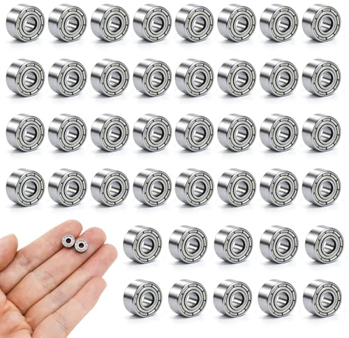 KXVXXV Lot de 50 roulements à billes 693ZZ - 3 x 8 x 4 mm