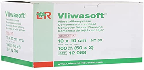 Vliwasoft, Vlieskompressen 10 x 10 steril 6 lagig 50x2 300 g, Farblos, 100 stück