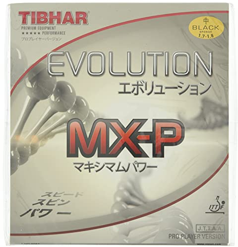 TIBHAR Evolution MX-P Tischtennisgummi schwarz 2,2 mm