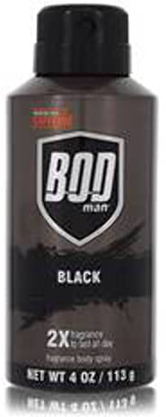 Bod Man Black by Parfums de Coeur for Men Fragrance Body Spray / 236 Ml