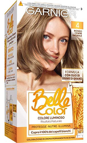 Garnier Belle Color Colorazione Permanente, 4 Biondo Cenere