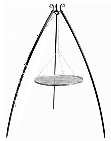 Schwenkgrill 200 cm - Grillrost aus Edelstahl 50 cm