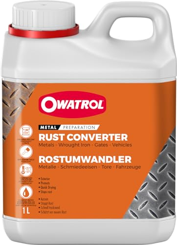 OWATROL® Convertisseur de Rouille [1 Litre] - Apprêt Anti-Rouille pour Voiture et Métal