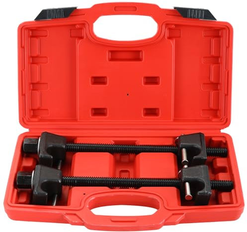 weyleity Macpherson Strut Spring Compressor Tool Kit | Heavy Duty Dual Coil Spring Compressor with Locking Pins, 13/16” Socket 1/2 Drive, 11.5 Range, Set of 2 for Suspension Work