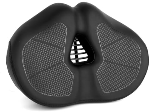 FACAIIO Selle de vélo en cuir imperméable avec absorption des chocs et soutien anatomique confortable et anatomique pour le cyclisme, le fitness et les longues randonnées