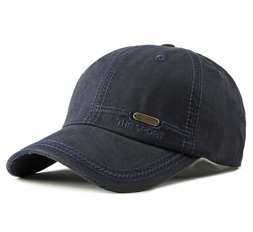 AYPOW Casquette de Baseball Homme Unisexe, 100% Cotton Baseball Cap Sports D'extérieur Chapeau été Anti-Soleil Réglable Respirante Vintage Classique Casquette pour Running Golf Cyclisme Randonnée