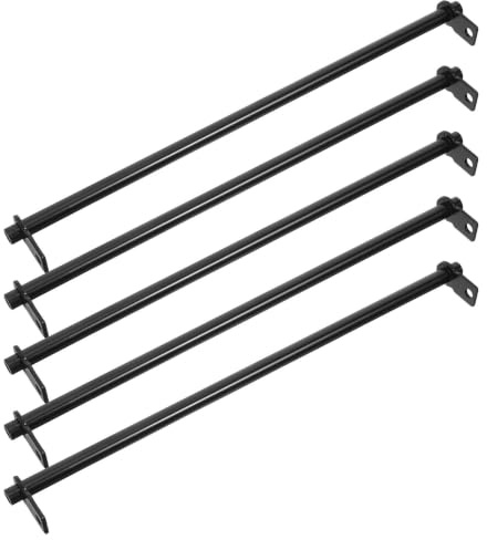 ARTIBETTER 5 Pièces Barres Suspendre Doubles en Fer Noir 28x3 Cm pour Dossiers Suspendus, Support Tiroir Bureau, Organisation à L'école