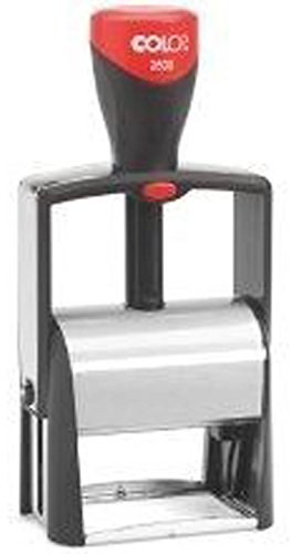 COLOP 2311662202 Classic Line 2600 mit Logo für maximal 8 Zeilen, Taschenstempel, Selbstfärber ohne Stempelplatte, 37 x 58 mm