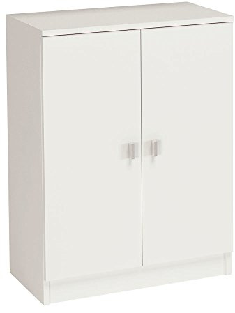 Meka-Block K-8000B - Armario bajo, 2 Puertas, 60 cm de Ancho, Madera, Color Blanco