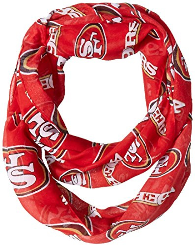 FOCO San Francisco 49ers 2016 Team Logo Infinity Scarf