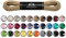 Mount Swiss Luxury Schuhbänder I Wasserabweisende und reißfeste Schnürsenkel rund ø 2-3 mm aus feiner Baumwolle/gewachst Farbe: beige, Länge: 45 cm