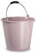 CABLEPELADO Cubo Plástico de Limpieza Doméstica y Jardín, 22 cm Alto x 28 cm Diámetro, 7 Litros, Asa de Agarre, Rosa Claro