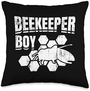 Beekeeper Guy Beekeeping Enthusiast Apiculture Throw Pillow