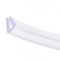 LEPEVNEY Transparenter PVC-U-Siegelkanal-Kantenschutz für 3–5 mm Kante, 3 m Länge, 7 mm Höhe