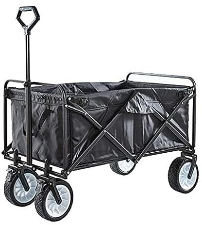 Faltbar Handwagen Bollerwagen Transportwagen Outdoor Folding Utility Wagon Outdoor Camping Trolley Tragbarer Bollerwagen Mit Bremse Garden Utility Truck Faltbollerwagen Faltwagen Strandwagen