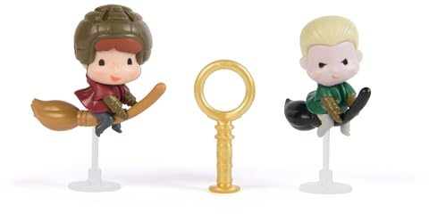 Harry Potter Micro Magical Moments, Quidditch Surprise Set with 2 Figures (approx. 3.8 cm Tall) and Accessories, Toy for Children from 6 Years, Fan Item (Assorted)