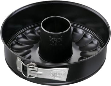 Dr. Oetker Classic Springform Cake Tin with Flat and Tube Base Diameter 26 cm - Made of High-Quality Sheet Steel with PFAS-free Non-Stick Coating, Heat Resistance up to 230°C - Made in Germany