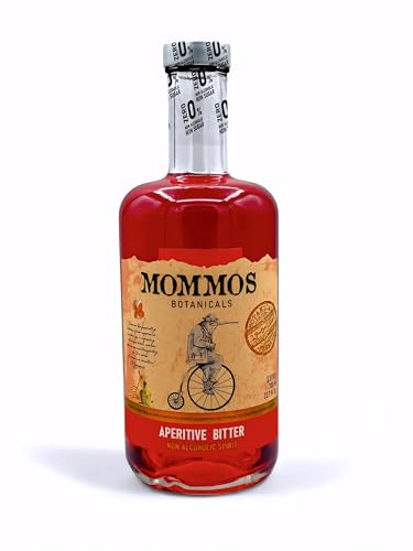 Mommos Bitter 0,0% – ALTERNATIV BITTER – Utan alkohol – Utan socker – Låg i kalorier – Premium alkoholfri spritdryck – 700 ml | För älskare av 0% spritdrycker