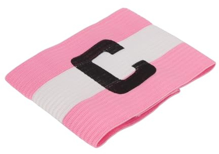DUZEPA Kapten Band Kaptensband Unisex Armband Tonåringar och Vuxna Fotboll Elastiskt Justerbart Sportarmband, Rosa
