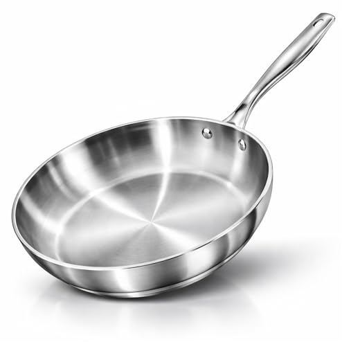 MAC Premium 5-Ply Stainless Steel Frying Pan 28cm (11 inch) - Professional Grade Skillet with Multi-Layer Construction - Induction Compatible Cookware