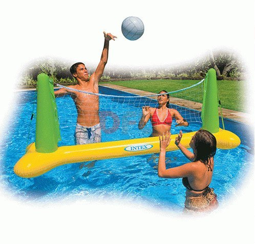 JUEGOS INFLABLES - Red de voleibol flotante hinchable INTEX