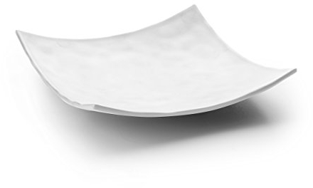 LACOR - 63273 - Fuente De Melamina Cuadrada 25x25x5 - Blanco