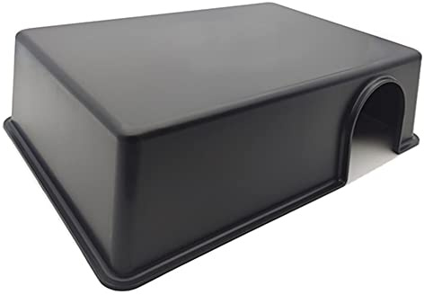 LEOTERRA Large Snake Hides Reptile Hides for Ball Pyhtons Large Snakes Use Humid Hides 13X8.66X3.15 (L) Durable and Easy to Clean Can Also be Used as a mole, Hamster, Guinea Pig, Ferret Hideout