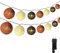 DeepDream Cotton Ball Lichterkette, 5m 20 LED Kugeln Lichterkette Innen Lichterkette Baumwollkugeln Lichterkette mit Stecker für Kinderzimmer, Schlafzimmer, Hochzeit, Party, Festival (Braun)