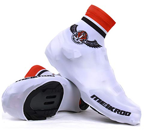 SXFJF Couvre-Chaussures De Vélo D'été Chaussons, Couvre-Chaussettes De Vélo De Route Unisexe, Couvre-Chaussures De Cyclisme Imperméables Au Vent, pour Le Vélo De Route VTT,L