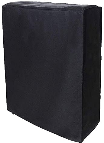 Black Dust Z Bed Covers, Portable Bedspread Cover Case for Table Tennis Table Dustproof Protective Cover Storage Cover for Indoor and Outdoor Use(33.5 x 13 x 42.1 in)